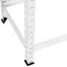 2-Layer Tire Racks | 110x40x110 cm Steel | 2 pcs Silver