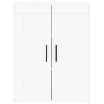 Stylish Highboard White 69.5x34x180 cm - Durable & Elegant