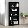 5-Tier Book Cabinet Black 80x24x175 cm Engineered Wood Colour black Size 80 x 24 x 175 cm Quantity in Package 1 