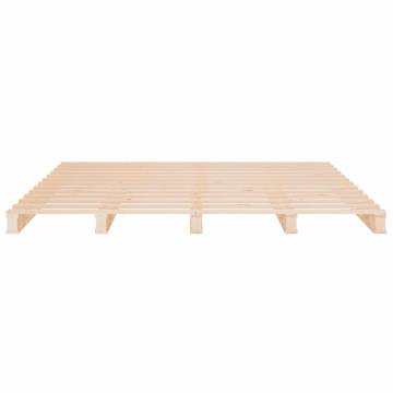 Pallet Bed 150x200 cm King Size Solid Wood Pine | HipoMarket