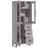 Stylish Highboard Grey Sonoma - Elegant Storage Solution