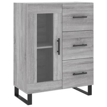 Stylish Highboard Grey Sonoma - Elegant Storage Solution