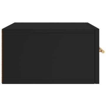 Wall-mounted Bedside Cabinet Black 35x35x20 cm | HipoMarket