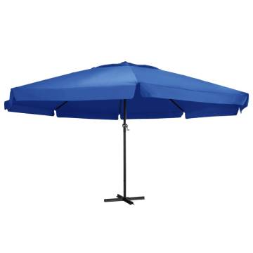 Outdoor Parasol with Aluminium Pole 600 cm - Azure Blue