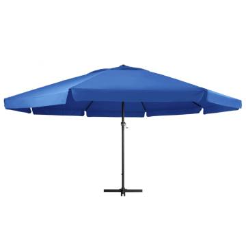 Outdoor Parasol with Aluminium Pole 600 cm - Azure Blue