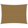 Sunshade Sail 160 g/m² Taupe 2.5x4 m HDPE Colour taupe Size 2.5 x 4 m Quantity in Package 1 