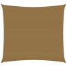 Sunshade Sail 160 g/m² Taupe 4x4 m HDPE Colour taupe Size 4 x 4 m Quantity in Package 1 