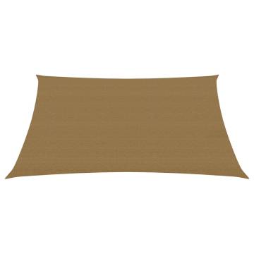 HDPE Sunshade Sail 2x3m Taupe - Perfect Outdoor Shelter