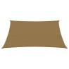 HDPE Sunshade Sail 2x3m Taupe - Perfect Outdoor Shelter