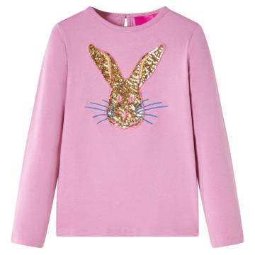 Kids' Burnt Pink Long Sleeve T-shirt - Size 104 | HipoMarket