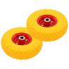 Sack Truck Wheels 4 pcs Solid PU 3.00-4 (245x82) - Durable & Easy