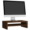 Monitor Stand Brown Oak - Premium Engineered Wood | HipoMarket