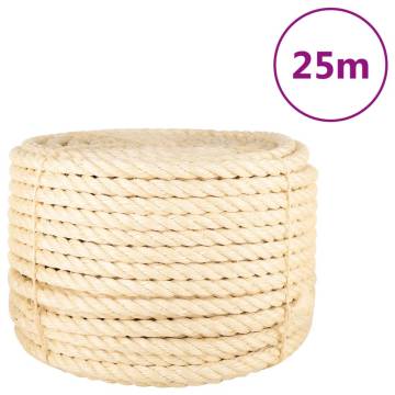 100% Sisal Rope 20mm - 25m | Durable & Versatile Uses