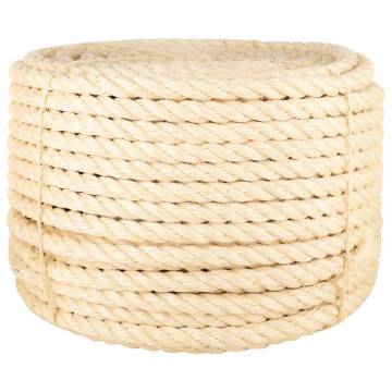 100% Sisal Rope 20mm - 25m | Durable & Versatile Uses