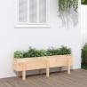 Garden Raised Bed 121x30x38 cm Solid Wood Pine Colour natural pine Size 121 x 30 x 38 cm Quantity in Package 1 