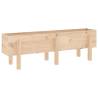 Garden Raised Bed 121x30x38 cm - Solid Pine Wood