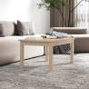 Stylish Solid Wood Pine Coffee Table – 80x50x40 cm