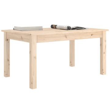 Stylish Solid Wood Pine Coffee Table – 80x50x40 cm