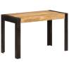 Dining Table 120x60x76 cm Solid Wood Mango Colour brown Size 120 x 60 x 76 cm Quantity in Package 1 