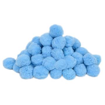 Anti Bacteria Pool Filter Balls - 2100g Blue Polyethylene