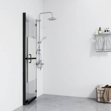 Foldable Walk-In Shower Wall | ESG Glass 100x190 cm