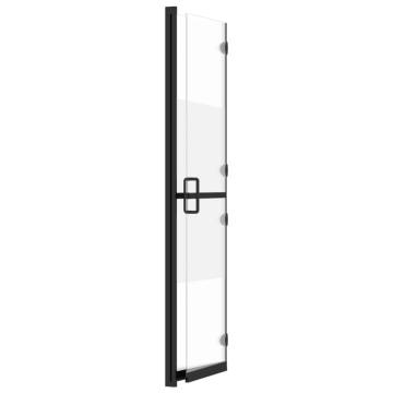 Foldable Walk-In Shower Wall | ESG Glass 100x190 cm