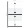 Foldable Walk-In Shower Wall | ESG Glass 100x190 cm