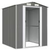 Light Grey Garden Shed | Galvanised Steel Storage Solution