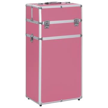 Make-up Trolley Aluminium Pink | Organize Your Cosmetics