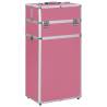 Make-up Trolley Aluminium Pink | Organize Your Cosmetics