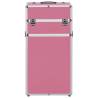 Make-up Trolley Aluminium Pink | Organize Your Cosmetics