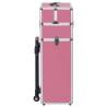 Make-up Trolley Aluminium Pink | Organize Your Cosmetics