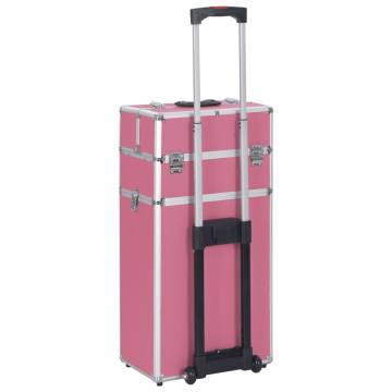 Make-up Trolley Aluminium Pink | Organize Your Cosmetics