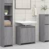 Bathroom Cabinet Grey Sonoma 60x33x61 cm Engineered Wood Colour grey sonoma Number of 1 Number of Pieces 