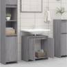 Bathroom Cabinet Grey Sonoma 60x33x61 cm - Stylish Storage