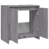 Bathroom Cabinet Grey Sonoma 60x33x61 cm - Stylish Storage