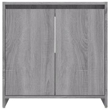 Bathroom Cabinet Grey Sonoma 60x33x61 cm - Stylish Storage