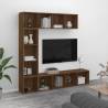 3 Piece Book/TV Cabinet Set Brown Oak 180x30x180 cm Colour brown oak Quantity in Package 3 