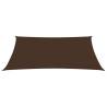 Sunshade Sail Oxford Fabric 6x8m - Brown | Hipo Market