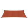 Terracotta Sunshade Sail 3x6 m - HDPE Shelter for Outdoor Spaces