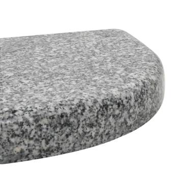 10 kg Grey Granite Parasol Base | Strong and Sturdy Umbrella Holder