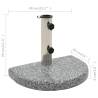 10 kg Grey Granite Parasol Base | Strong and Sturdy Umbrella Holder