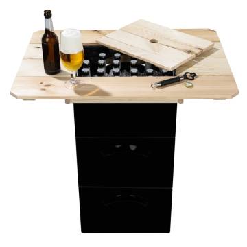 HI Beer Crate Tabletop Natural - Versatile Pine Wood Table