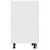 High Gloss White Drawer Bottom Cabinet - 50x46x81.5 cm