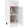 Drawer Bottom Cabinet White 30x46x81.5 cm | Hipomarket