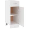 Drawer Bottom Cabinet White 30x46x81.5 cm | Hipomarket