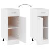 Drawer Bottom Cabinet White 30x46x81.5 cm | Hipomarket