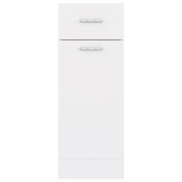 Drawer Bottom Cabinet White 30x46x81.5 cm | Hipomarket