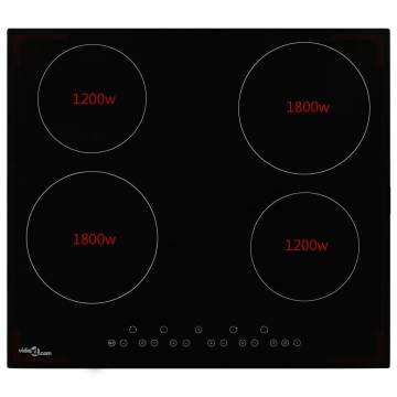 Ceramic Hob with 4 Burners | Touch Control | 6000 W