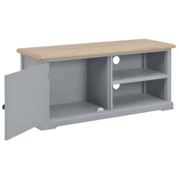 Stylish Grey Wooden TV Cabinet - 90x30x40 cm | HipoMarket